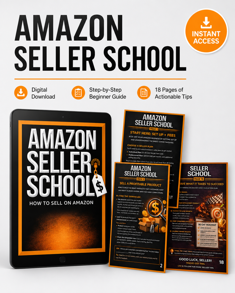 Amazon Seller School: Fast‑Start Blueprint to First Sales