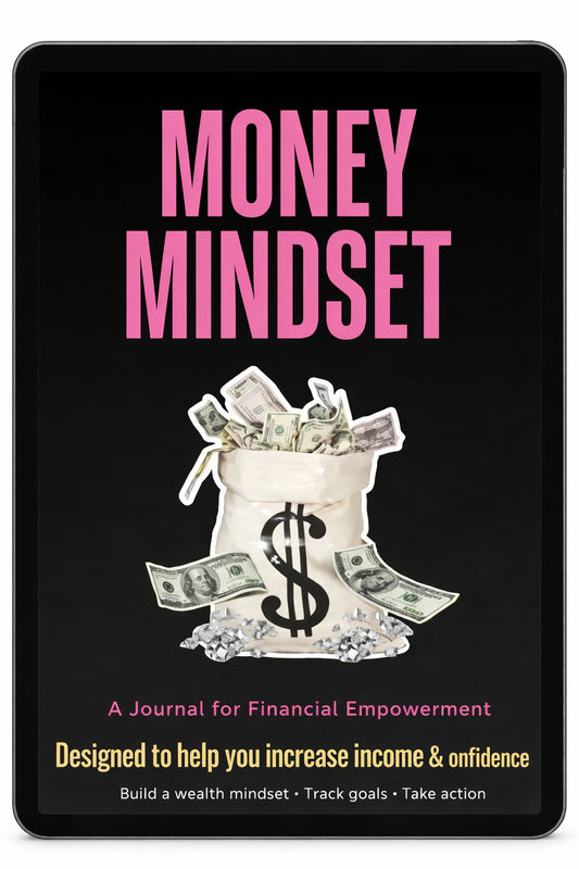 Money Mindset Journal (Instant Download) — Build Wealth Confidence + Set Financial Goals + Daily Prompts & Exercises