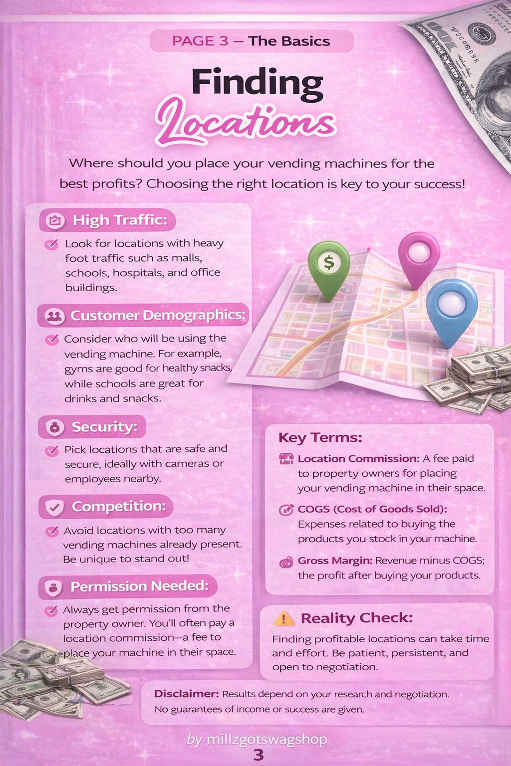 Vending Machine Business Starter Guide: Locations, Costs, Profits & Step-by-Step Setup (Instant Download)